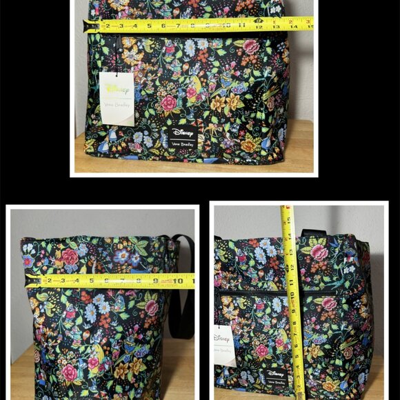 Vera Bradley Drawstring Family Tote in Disney Classics on the Green NWT Ripstop - Picture 5 of 12